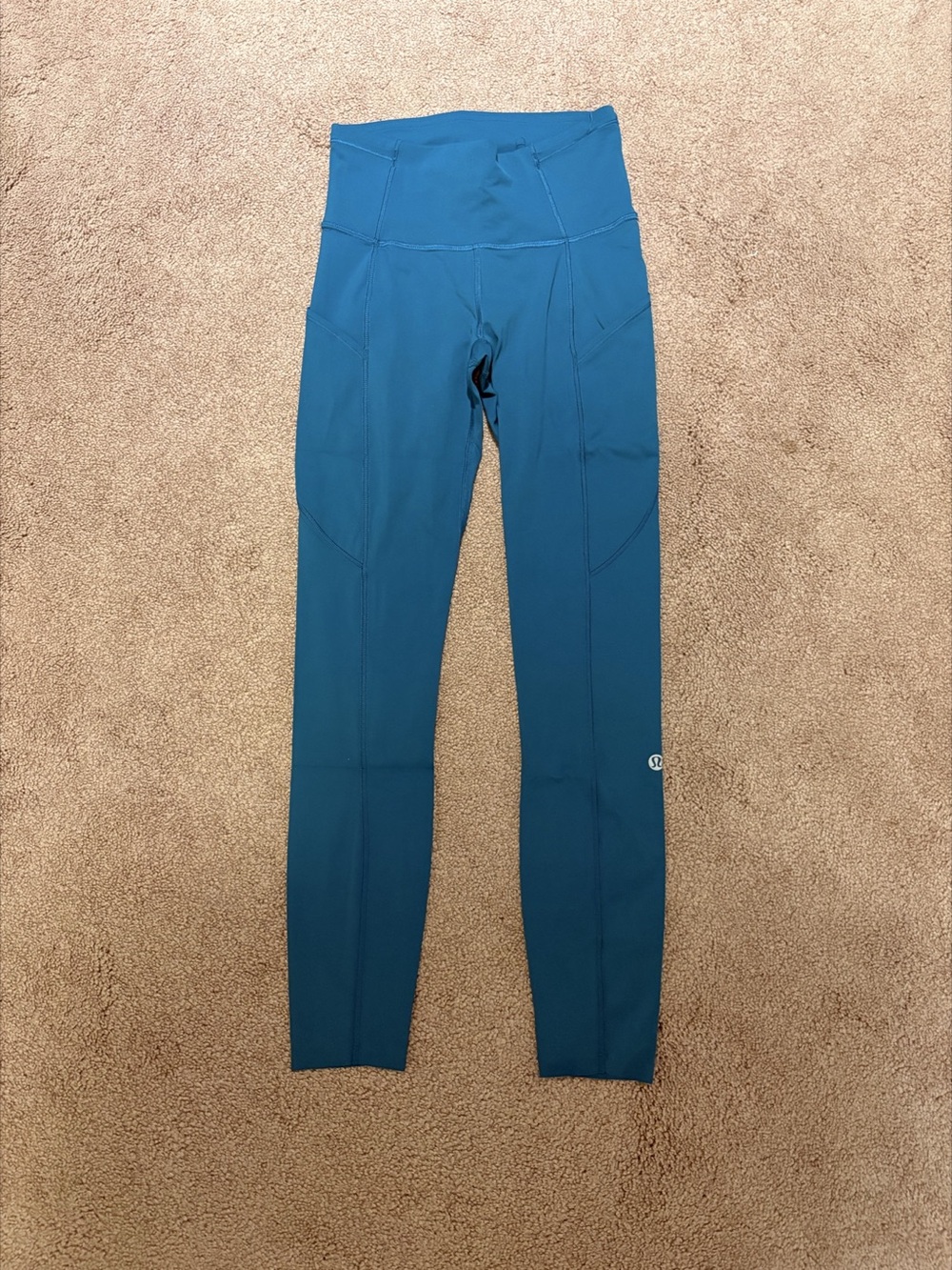 lululemon Fast and Free High-Rise Tight Blue Size 2 leggings